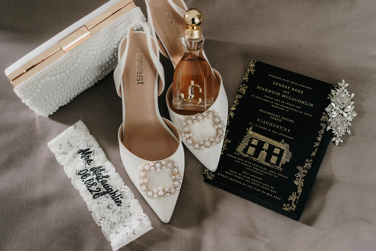 Groom and bridal party details